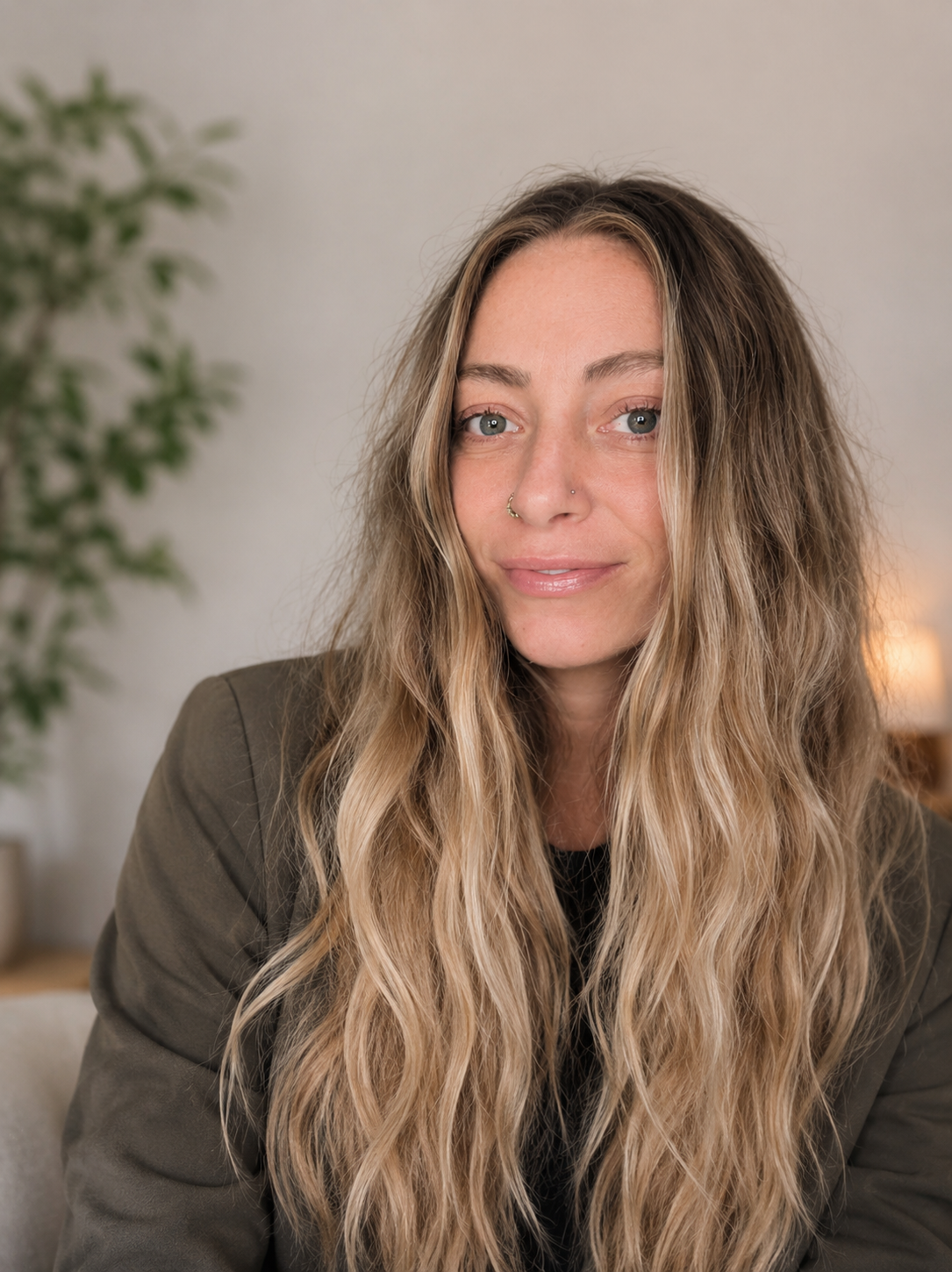 Portrait of Laura, co-founder of Wellness-essary